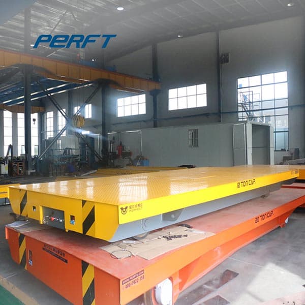 Battery Operated Transfer Trolley For Steel Factory 200 Ton